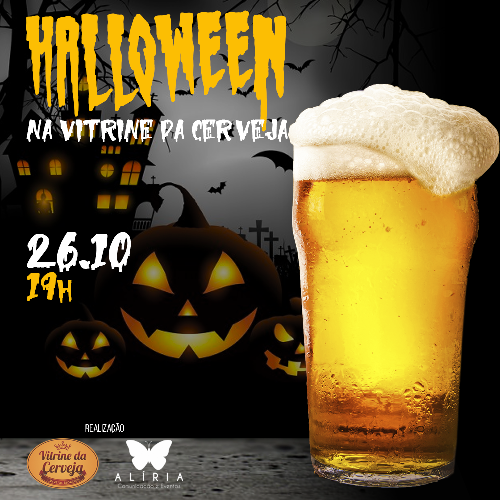 Vitrine da Cerveja promove seu primeiro Halloween