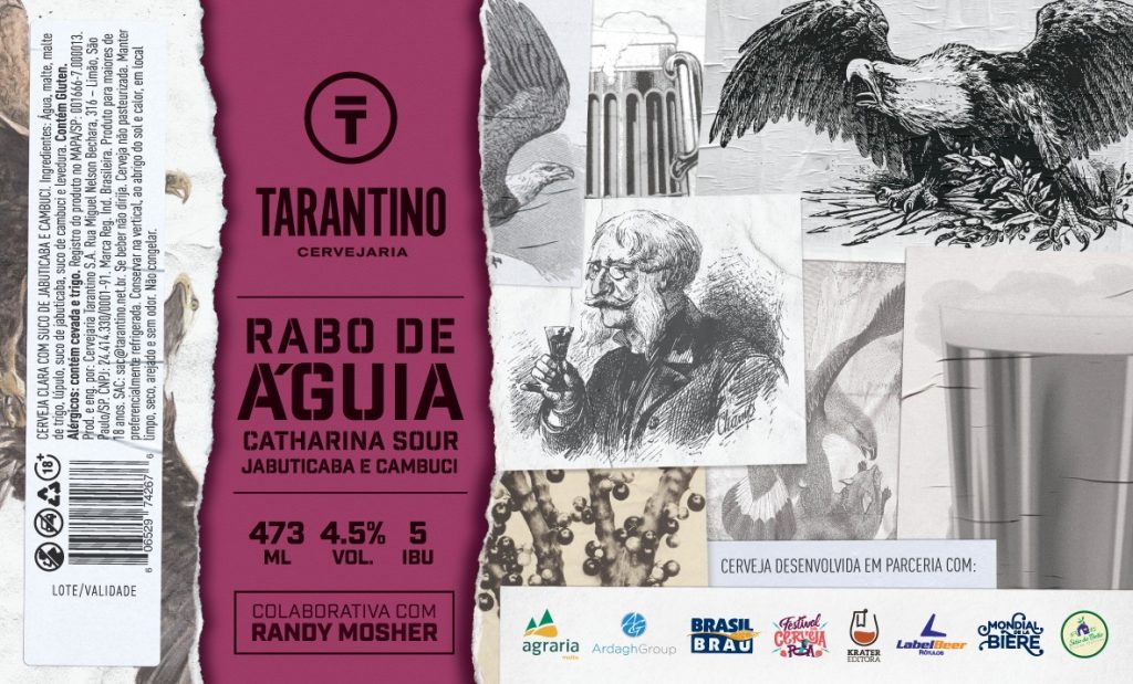 Catharina Sour produzida pela Tarantino e Randy Mosher será distribuída durante Brasil Brau e Mondial de la Bière SP