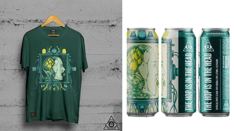 Dogma cria conjunto com cerveja e camiseta para apresentar nova Double IPA