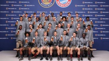 Bayern brinda em foto tradicional… menos dois (veja fotos e vídeo)