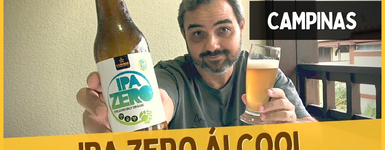 Cerveja Ipa Zero álcool – Degustando a Cerveja Campinas Ipa Zero álcool com 68Kcal