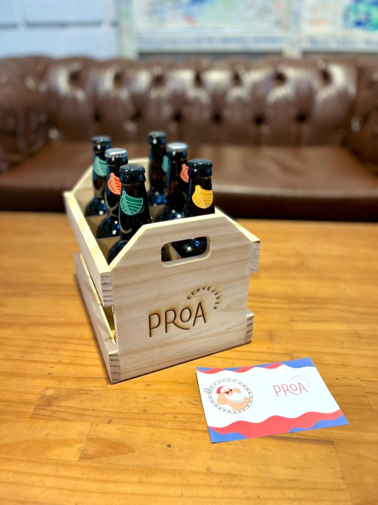 Proa Cervejaria lança kits de Natal para presentear cervejeiros