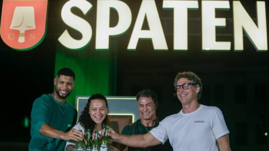 Atletas baianos iluminam o Elevador Lacerda em Salvador com Desafio inédito de Spaten