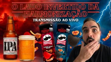 🤯 O LADO INVERTIDO DA HARMONIZAÇÃO: Lagunitas IPA Encontra Pringles Stranger Things!